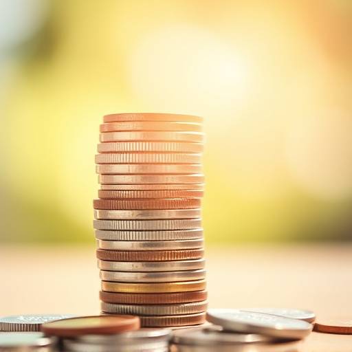 Stack of coins representing saving money for an emergency fund